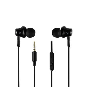 Audifonos Manos Libres Alambricos Vorago Ep-104 Negro, 3.5 Mm