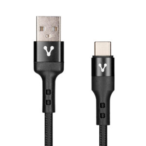 Cable USB Vorago Tipo-A a Tipo-C, 3 Metros, Color Negro