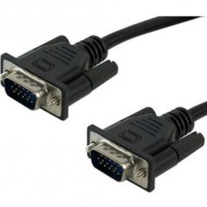 Cable De Video Manhattan Vga Macho A Vga Macho, 1.8mts, Color Negro